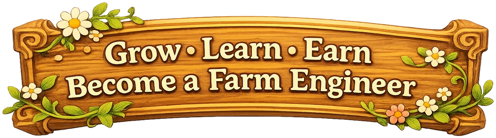 Grow, learn, earn. Become a Farm Engineer!